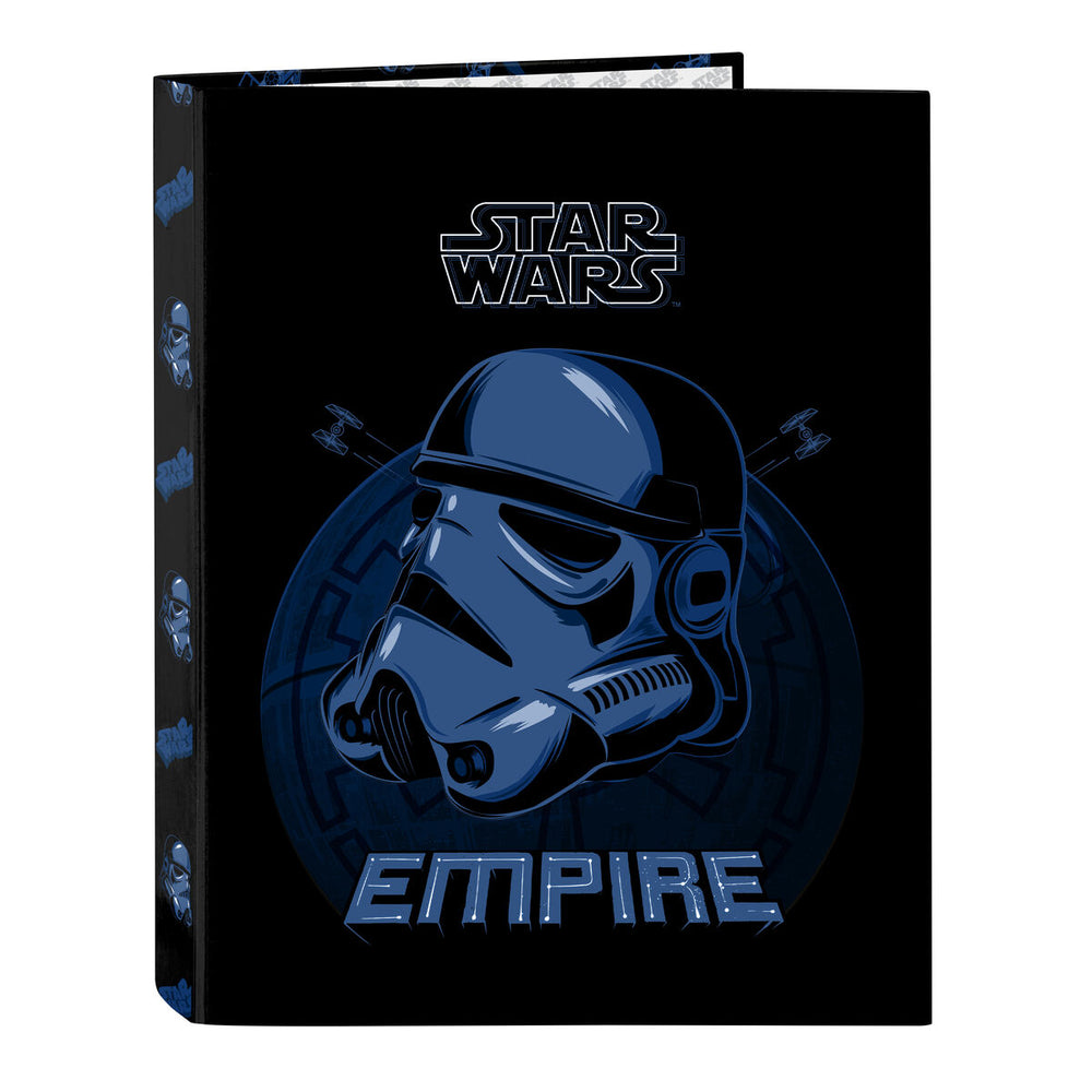 Gyűrűs iratgyűjtő Star Wars Digital escape Fekete A4 (26.5 x 33 x 4 cm)