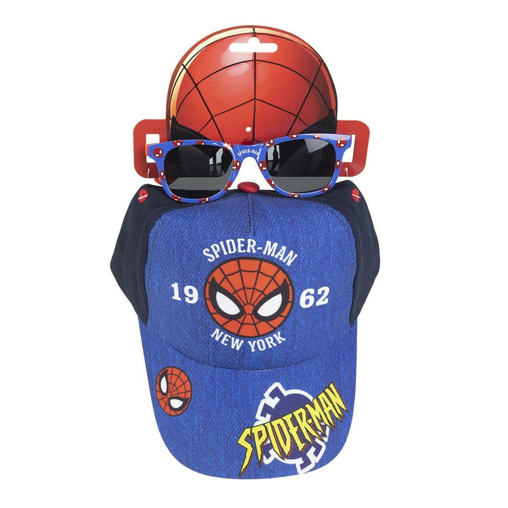 Készlet Spiderman 2200009414 Napszemüveg Sapka Kék